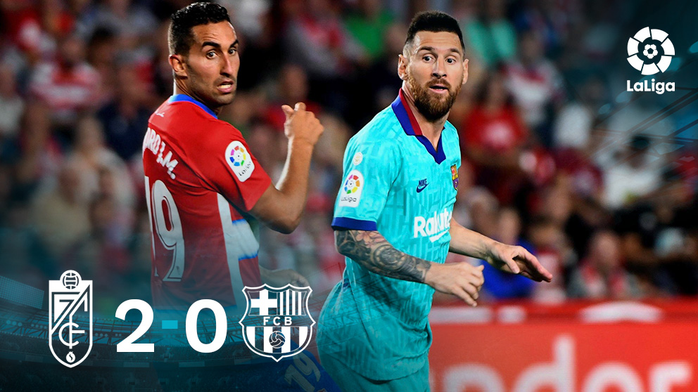 Leo Messi no pudo salvar al Barça en Granada. (EFE)