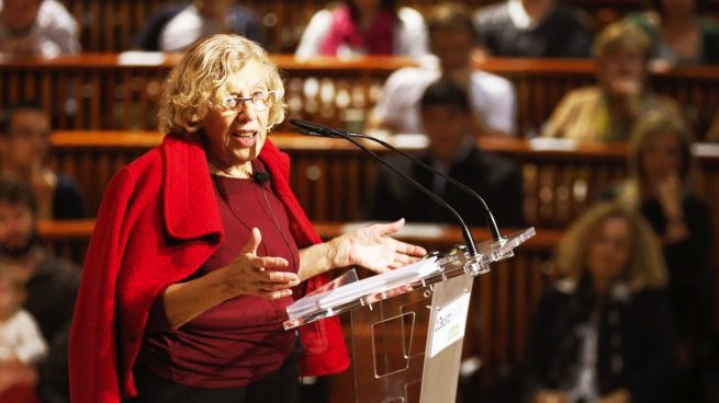 Manuela Carmena en la universidad.