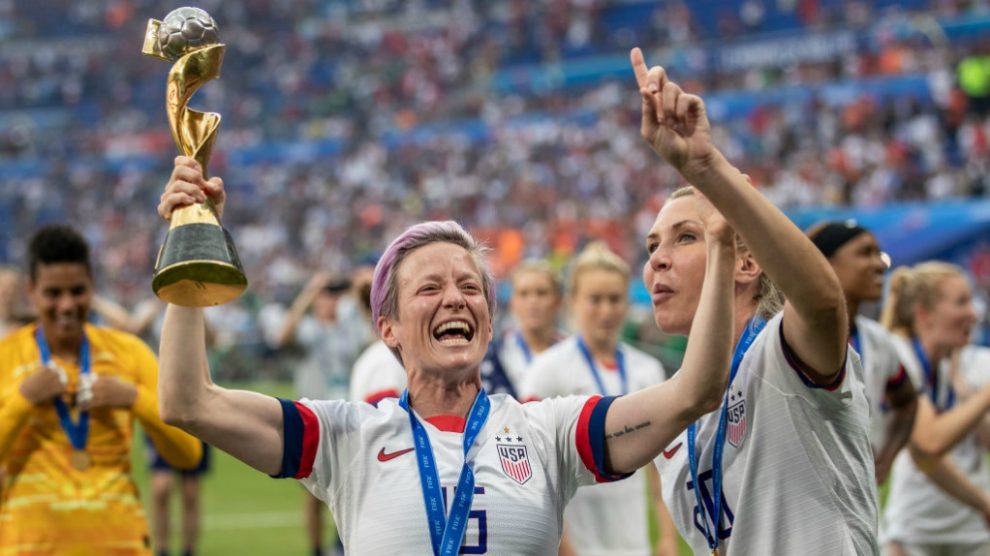 Megan Rapinoe es objeto de deseo del FC Barcelona. (Getty)