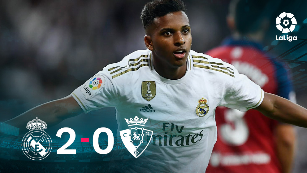 El Real Madrid se impuso 2-0 a Osasuna.