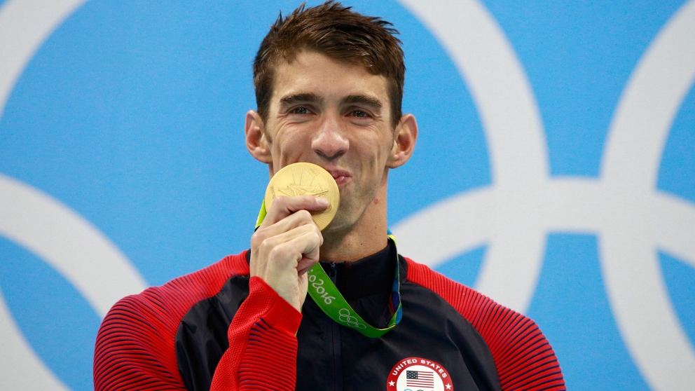 Michael Phelps es el deportista con más medallas, del país con más medallas