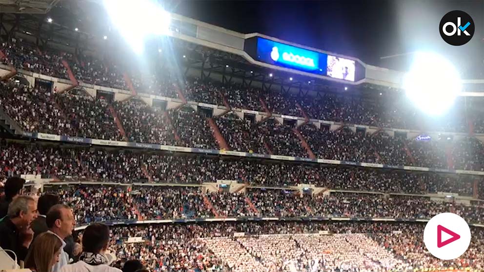 El Bernabéu se vino abajo con el gol de Rodrygo.