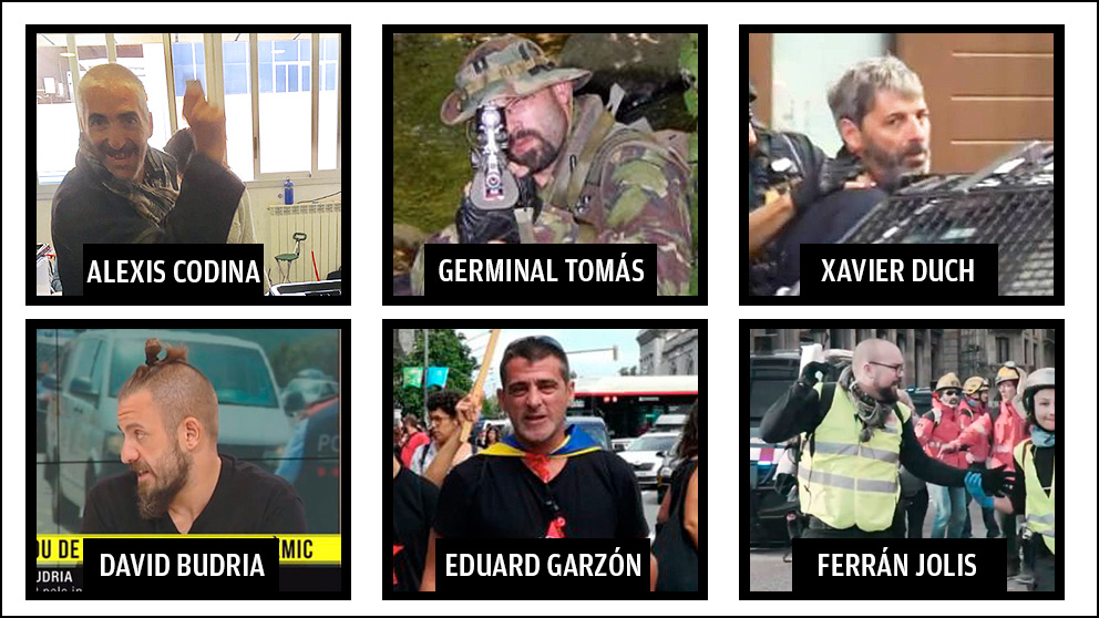 Seis de los siete detenidos de los CDR que preparaban un atentado.