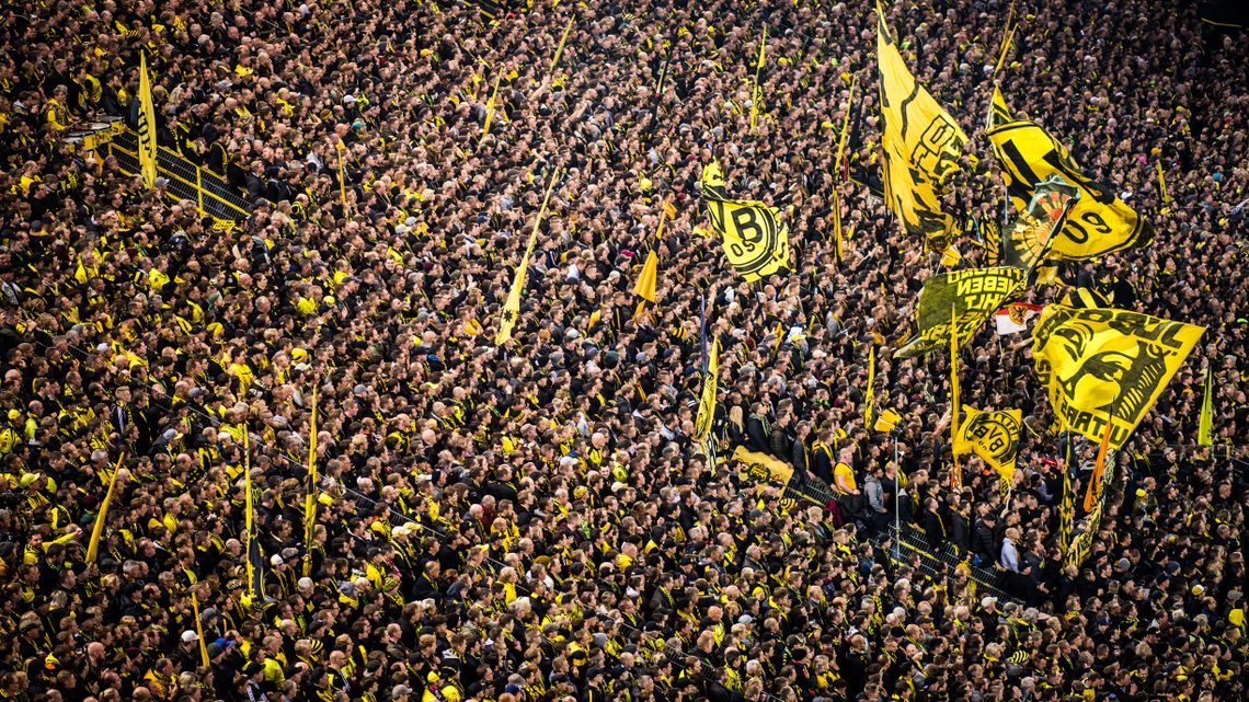 Una imagen del Signal Iduna Park, estadio del Borussia Dortmund.