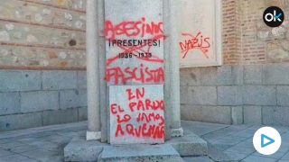 Pintadas en una iglesia próxima a la futura tumba de Franco: «En El Pardo lo vamos a quemar» Asesinos-320x180
