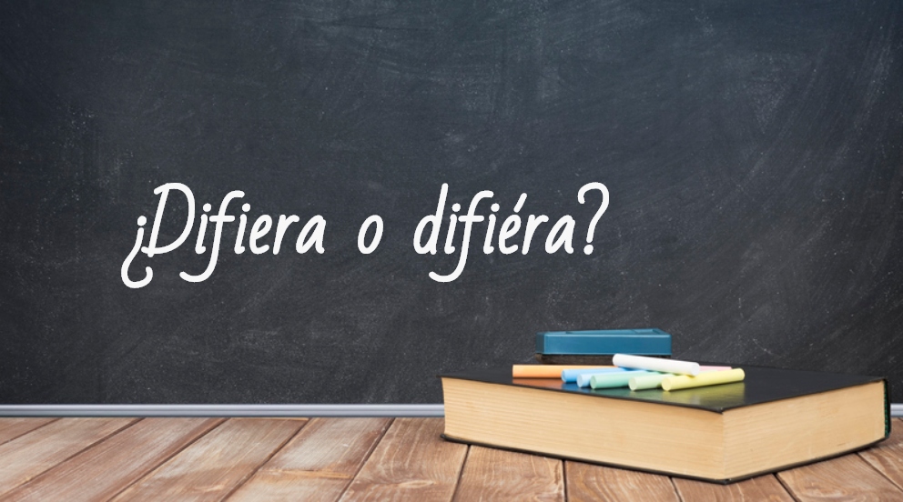 Se escribe difiera o difiéra