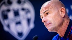 Paco López en rueda de prensa (Levante Unión Deportiva)