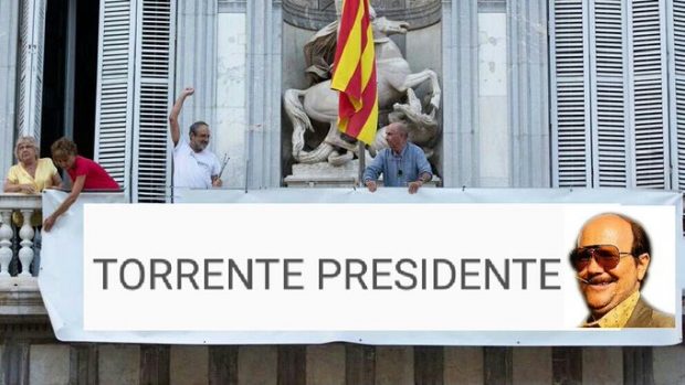 pancarta de la Generalitat