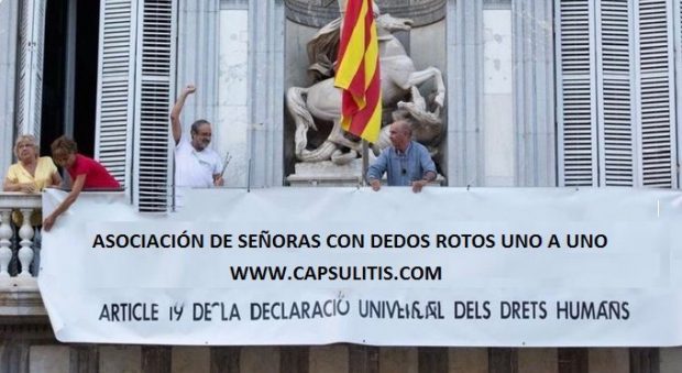 pancarta de la Generalitat