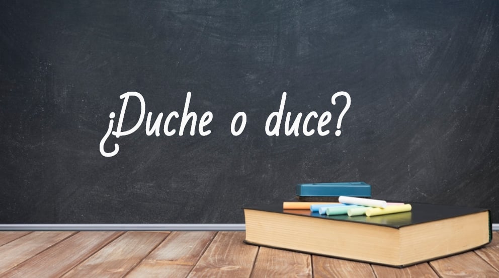 Se escribe duche o duce