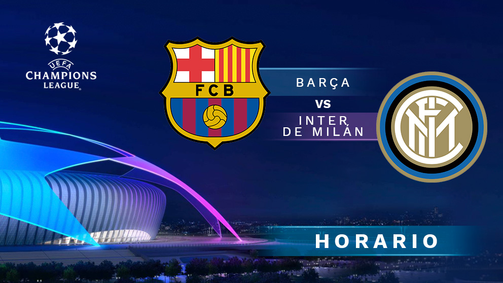 Champions League 2019-2020: Barcelona  – Inter de Milán | Horario del partido de fútbol de Champions League.