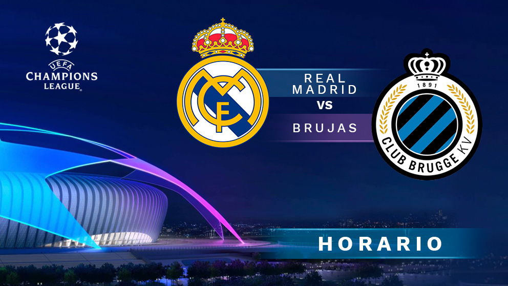 Champions League 2019-2020: Real Madrid – Brujas | Horario del partido de fútbol de Champions League.