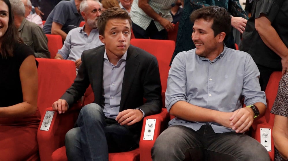 Íñigo Errejón y Pablo Gómez Perpiñá. (Foto. EFE)