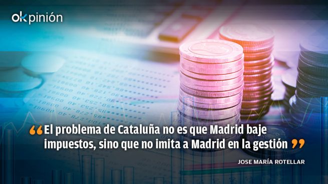 Impuestos bajos: clave de la prosperidad de Madrid frente a Cataluña
