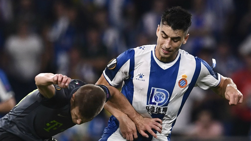 Marc Roca con el Espanyol (AFP)