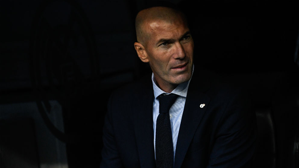 Zidane, durante un partido. (AFP)
