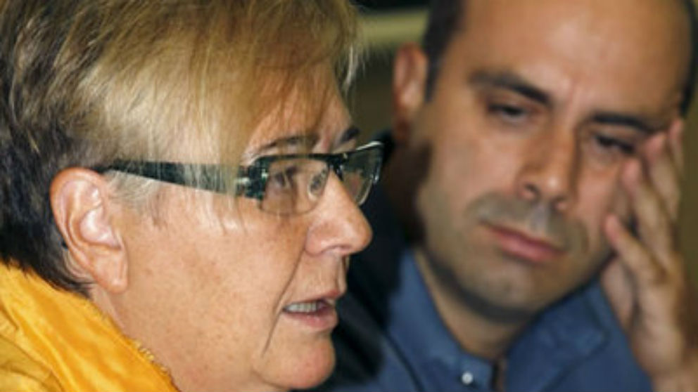 Carmen Gómez-Granell y Pau Marí-Klose, en rueda de prensa en 2008. (Foto: EFE)