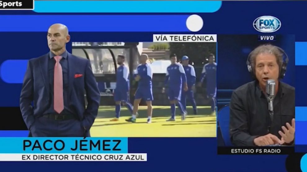 Paco Jémez y Daniel Brailovsky (Fox Sports)