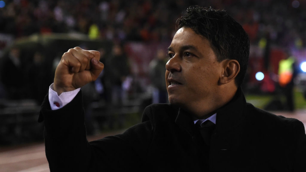 Marcelo Gallardo, entrenador de River Plate y candidato al banquillo del Barça. (Getty)