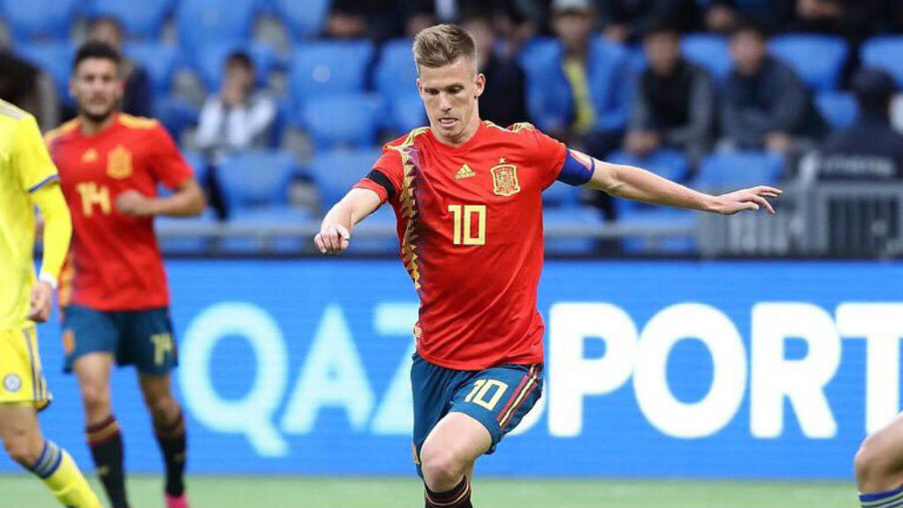 Dani Olmo con la selección Sub-21 (@Daniolmo7)