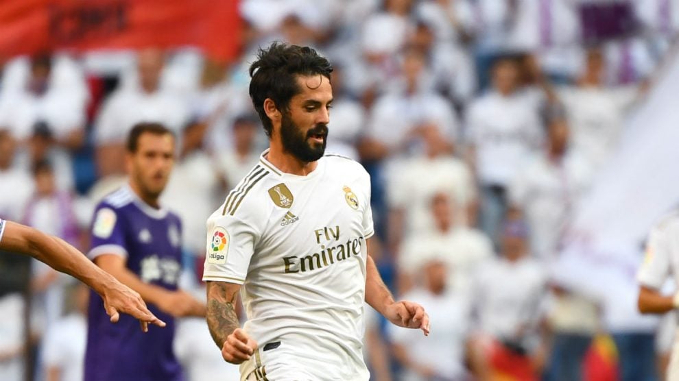 Isco, durante un partido del Real Madrid (AFP).