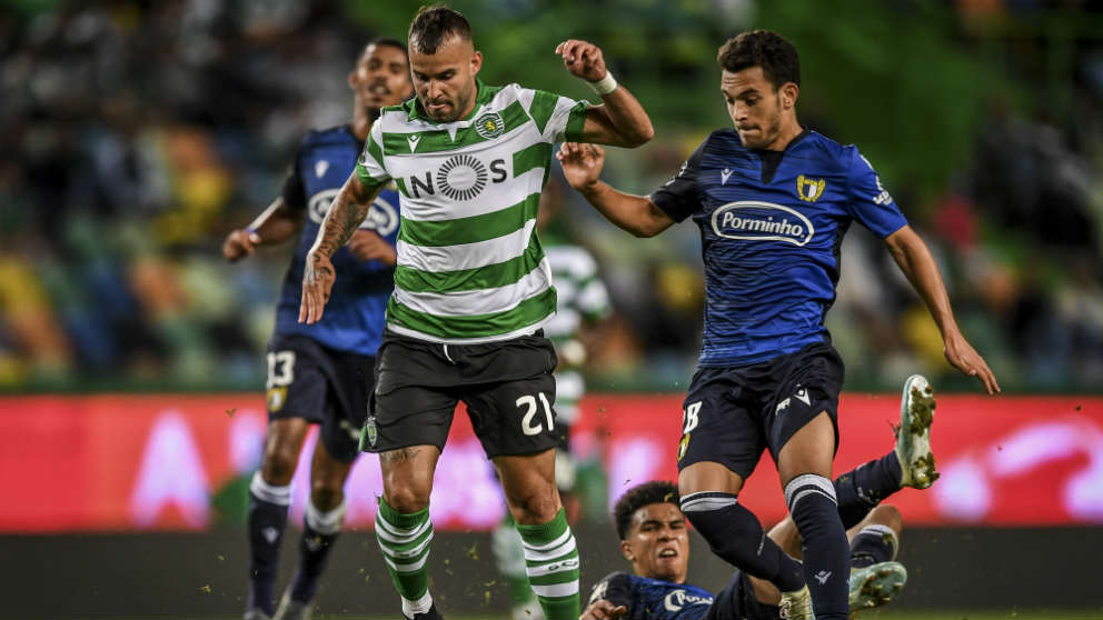 Jesé Rodríguez con el Sporting de Portugal (AFP)