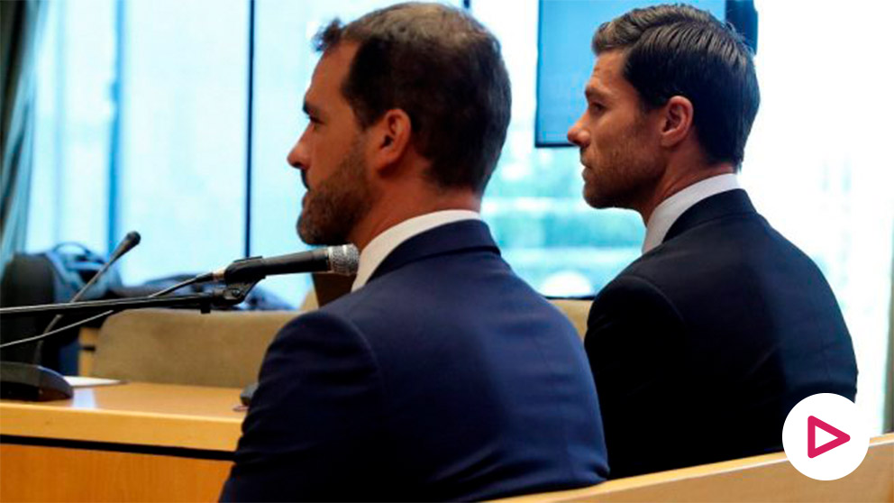 Xabi Alonso, durante el juicio celebrado este miércoles en Madrid. (EFE)