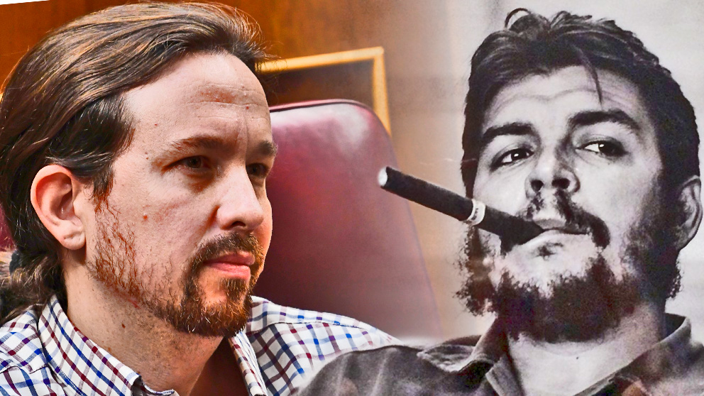 Pablo Iglesias y Ernesto Che Guevara.