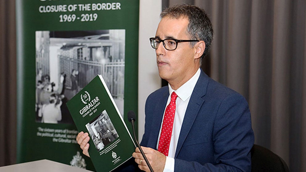 El viceministro principal de Gibraltar, Joseph García