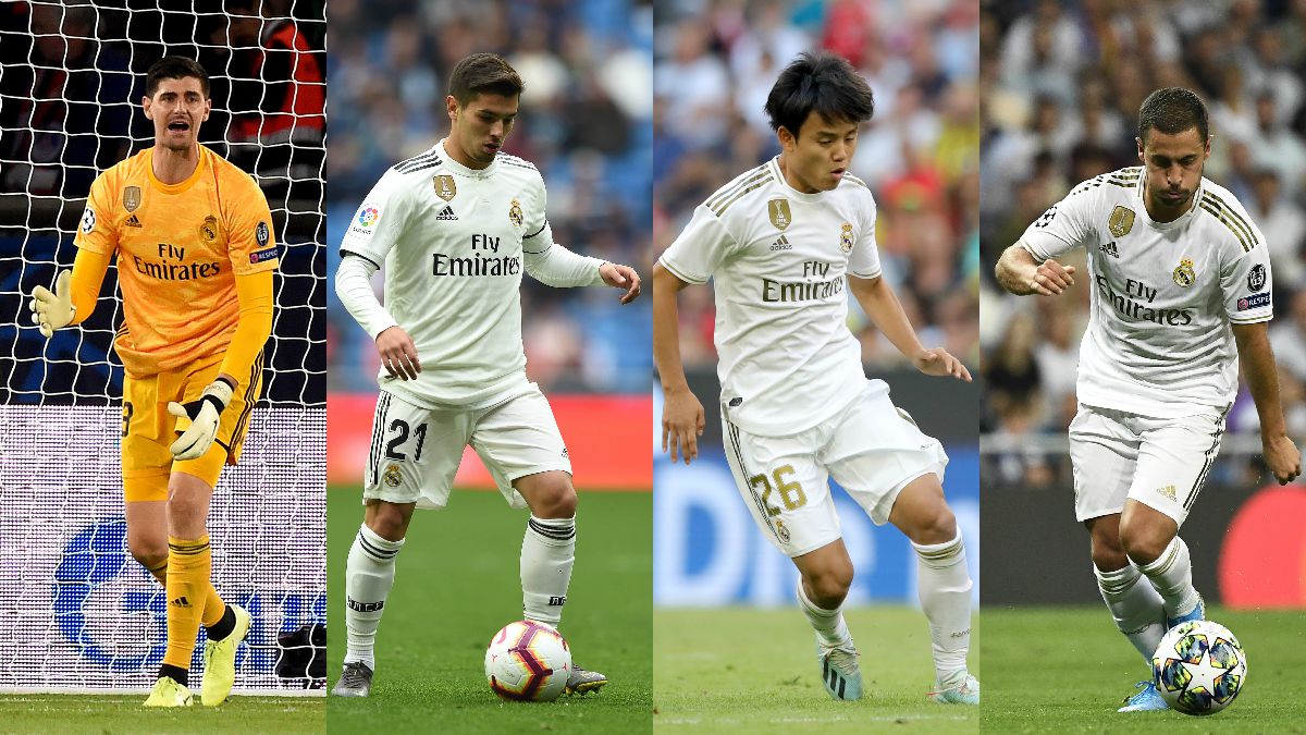 Courtois, Brahim, Kubo y Hazard firmaron por el Madrid cuando apenas les quedaban meses de contrato.