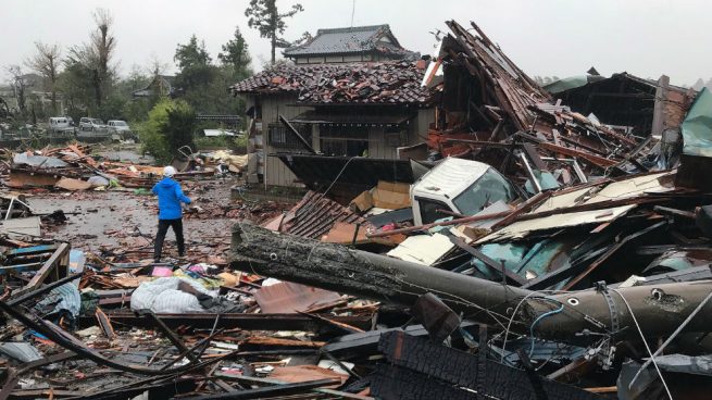 Un muerto y 60 heridos en Japón por el paso del tifón ‘Hagibis’