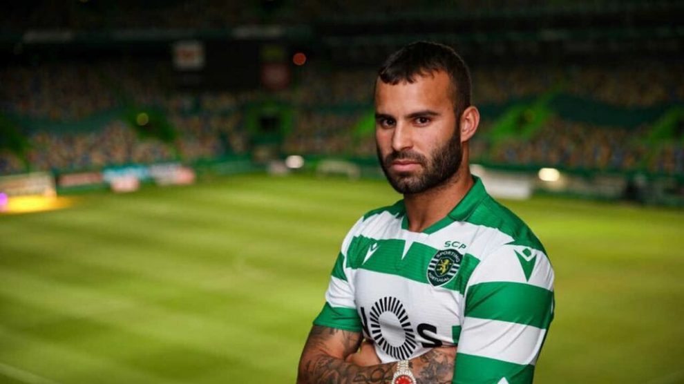 Jesé, con la camiseta del Sporting de Portugal.