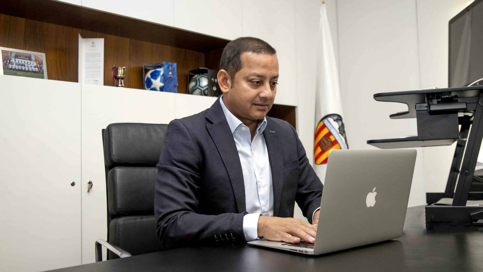 Anil Murthy, presidente del Valencia (Valencia Club de Fútbol)