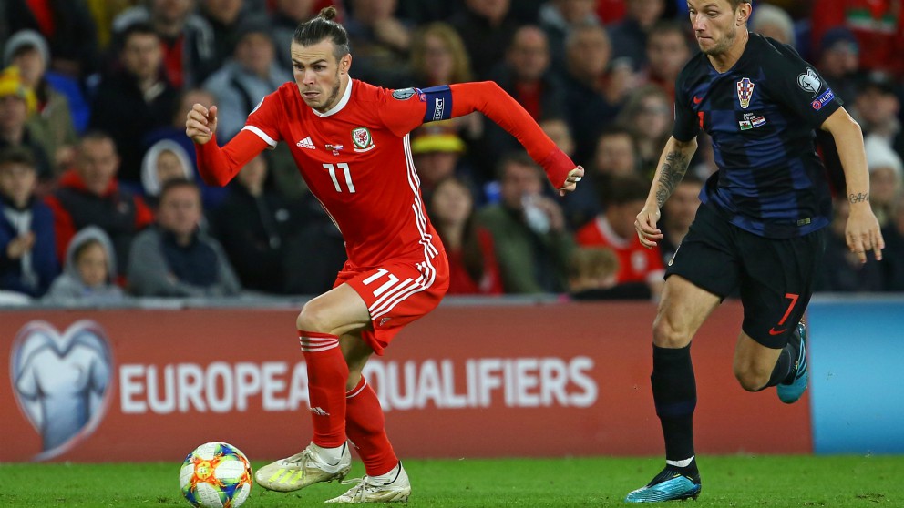 Bale, en el Gales-Croacia. (AFP)