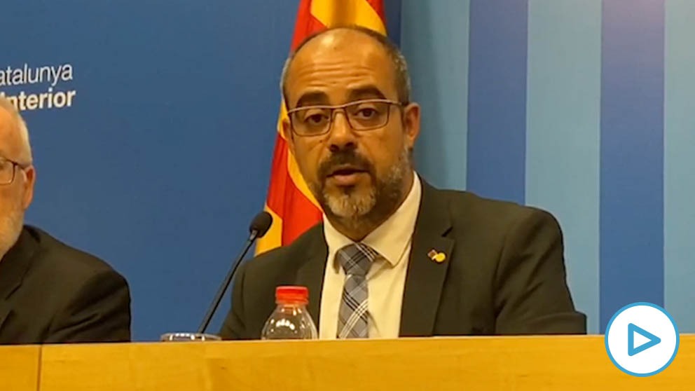 Miquel Buch, consejero de Interior de la Generalitat de Cataluña