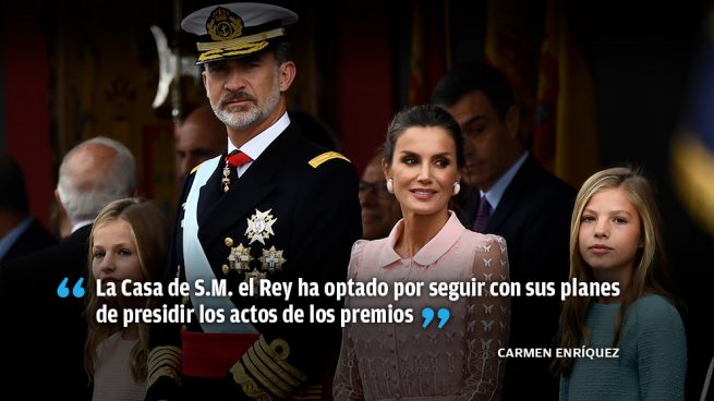 La familia real mantiene su programa en Asturias