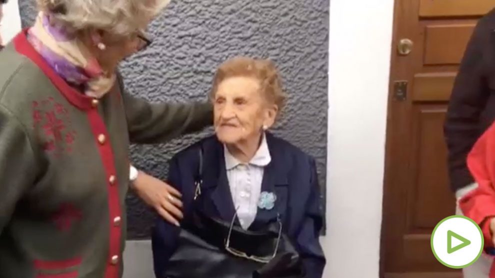 Victoria, la mujer de Portugalete (Vizcaya), que ha podido recuperar su vivienda.