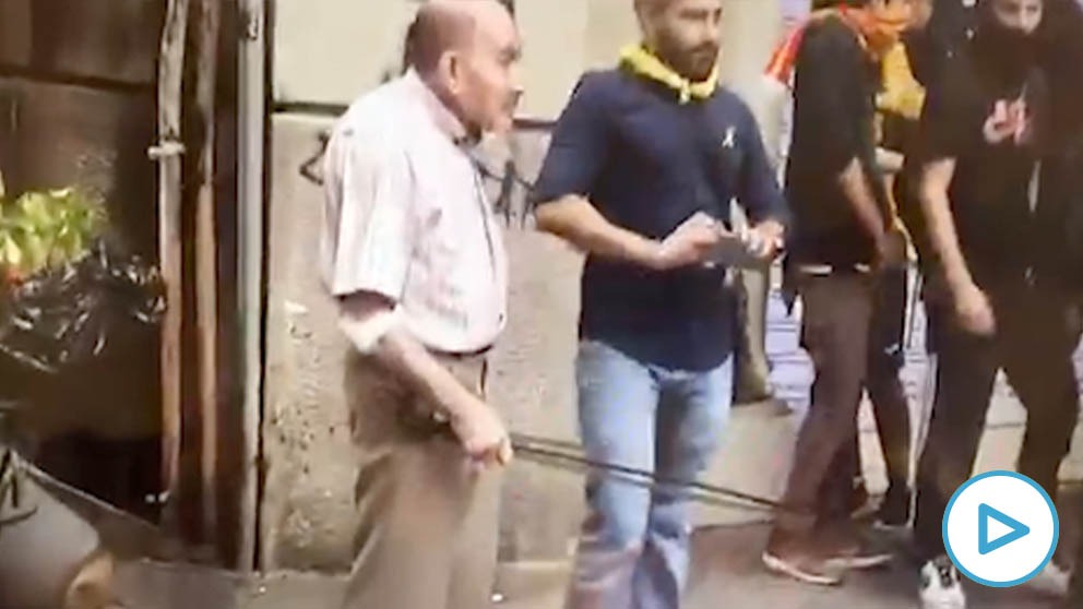 Disturbios en Barcelona.