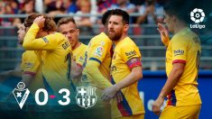 El Barcelona goleó al Eibar en Ipurúa.