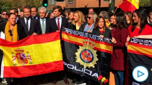 Imagen de la concentración. (Foto. OKDIARIO)