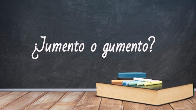 Cómo se escribe jumento o gumento