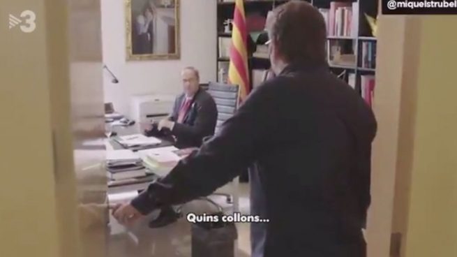 “¡Quins collons!”: teatrillo de Torra en TV3 para quejarse de que Sánchez no le coge el teléfono