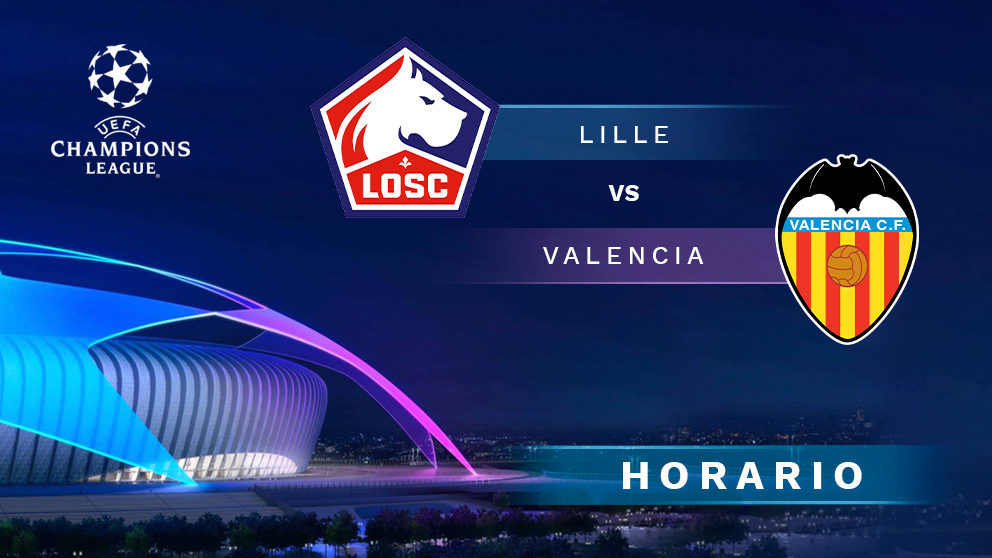 Champions League 2019-2020: Lille – Valencia | Horario del partido de fútbol de Champions League.