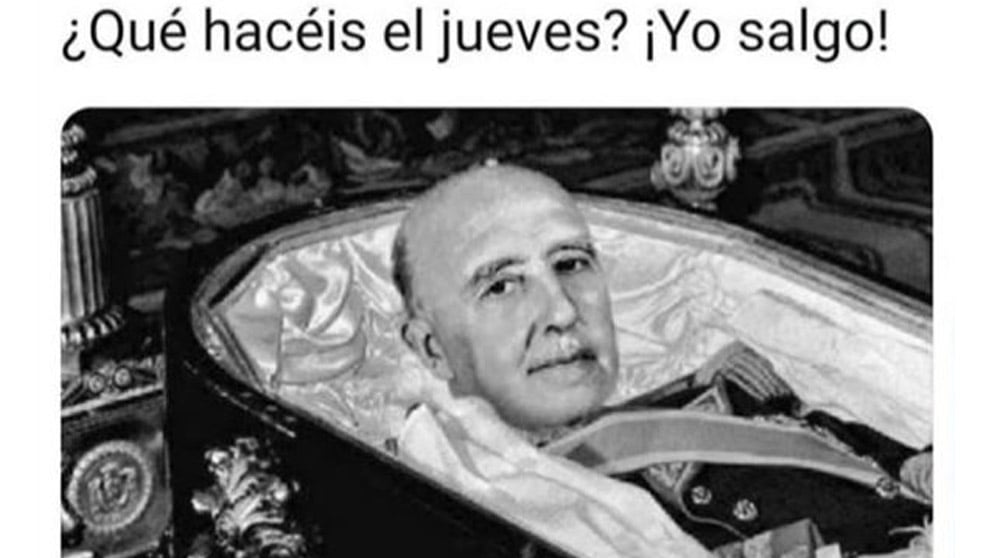 Los mejores memes sobre la exhumación de Franco.