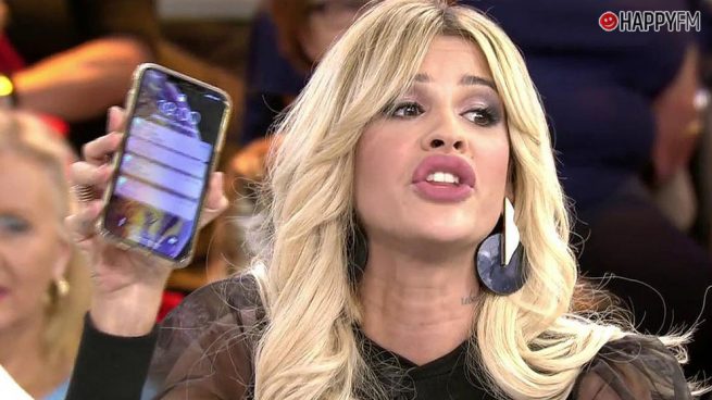 Ylenia Padilla en 'Sálvame' (Mediaset).