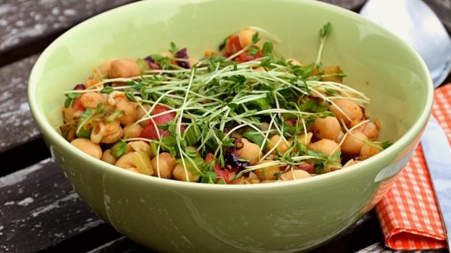 Receta de Garbanzos al estilo boliviano