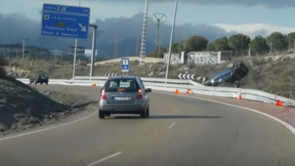 Facebook: Un pique entre dos conductores provoca un accidente