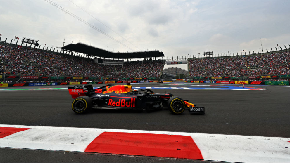 Verstappen logró la pole en el GP de México de Fórmula 1. (Getty)