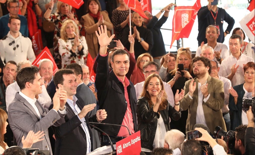 Acto del PSOE este domingo en La Coruña. (Foto. PSOE)