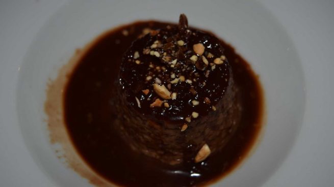 Flan de chocolate